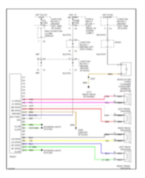 2001 chevy prizm radio wiring diagram 